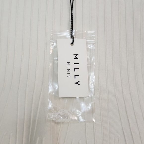 Milly Minis Creamy White Fit & Flare Dress, Size 2 ~ NWT - Picture 9 of 14